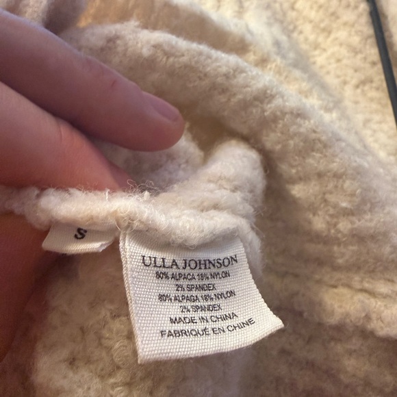 Ulla Johnson Cream Textured Cardigan - Picture 4 of 4